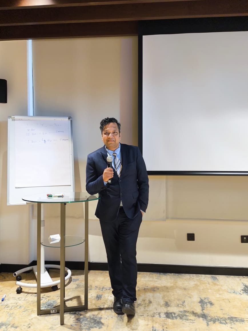 Sumit Agarwal delivering ESG training