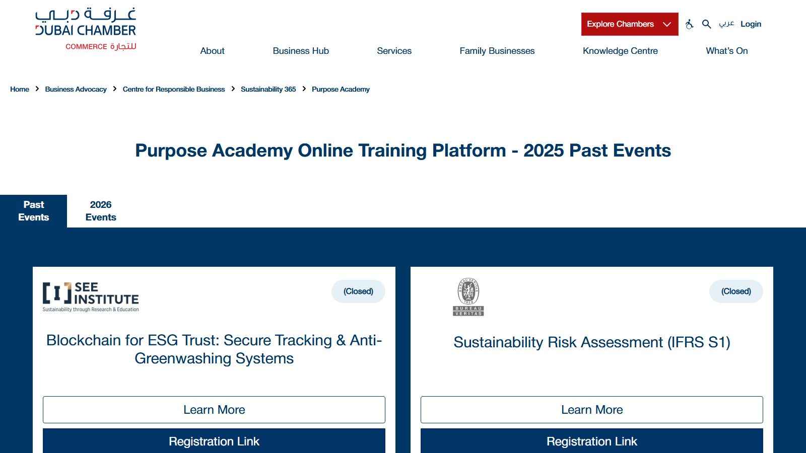 ESGweise delivers training through the Dubai Chambers Purpose Academy